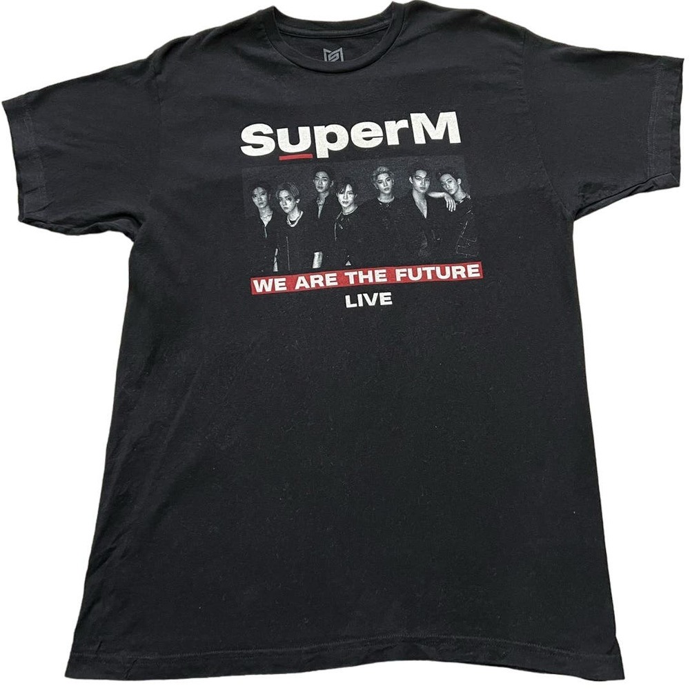 Super M We are the Future Concert Tour T-Shirt, Size L